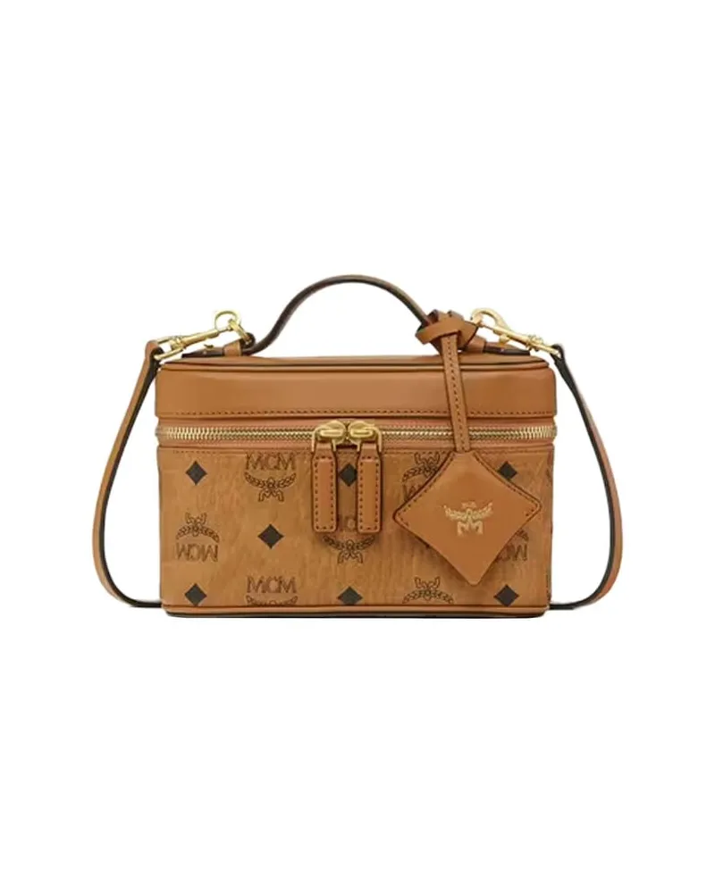 MCM Damen Crossbody-Tasche AREN VISETOS Cognac