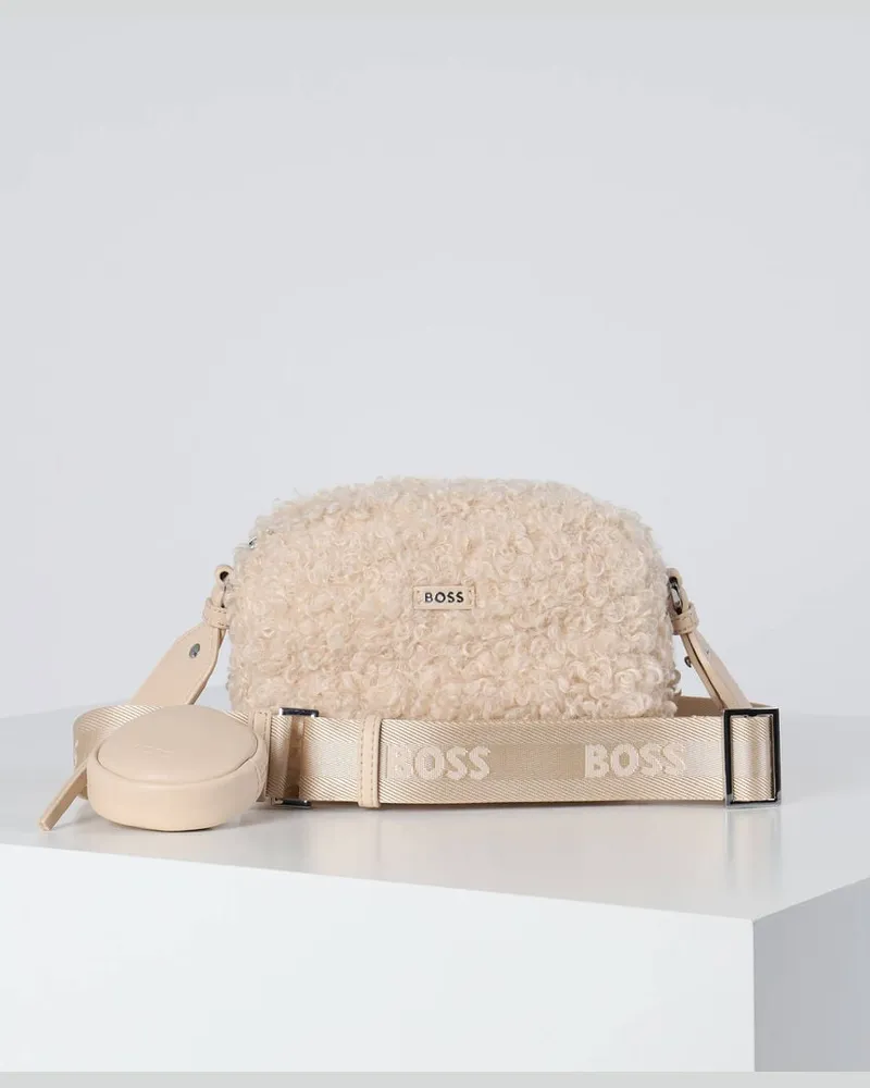 HUGO BOSS Damen Umhängetasche ADDISON Beige