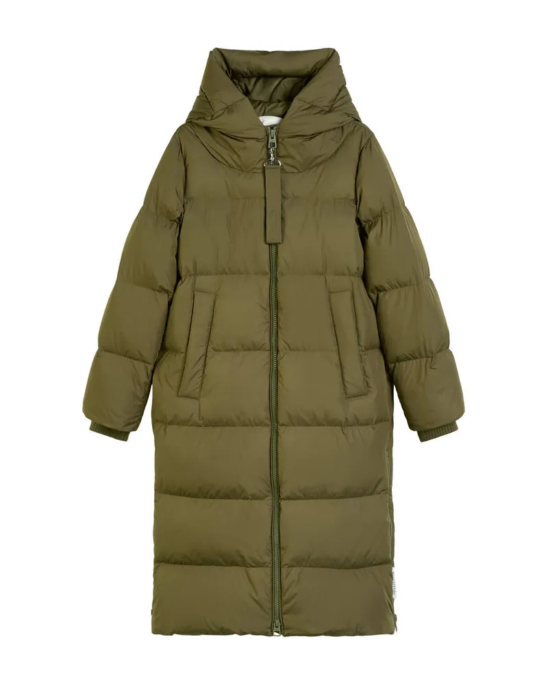 Marc O'Polo Damen Mantel mit Daunenfüllung Oliv