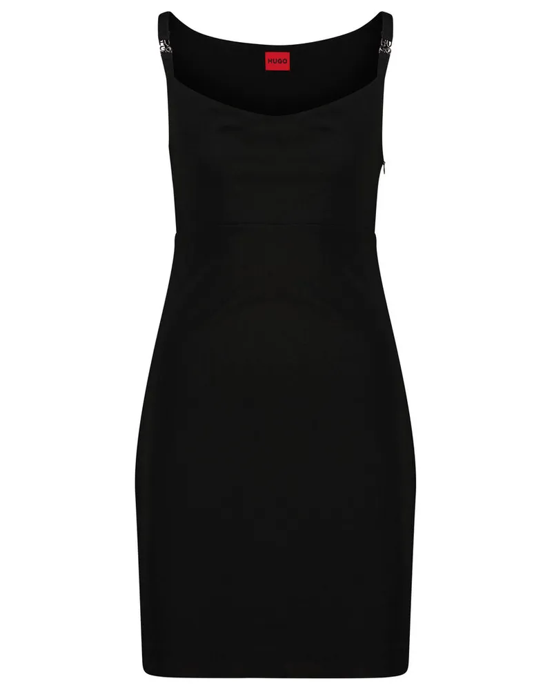 HUGO BOSS Damen Kleid KIRALA-1 Schwarz