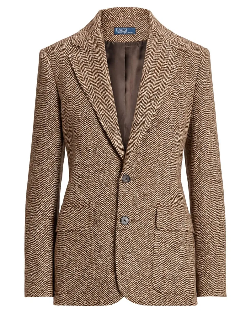 Ralph Lauren Damen Blazer Braun