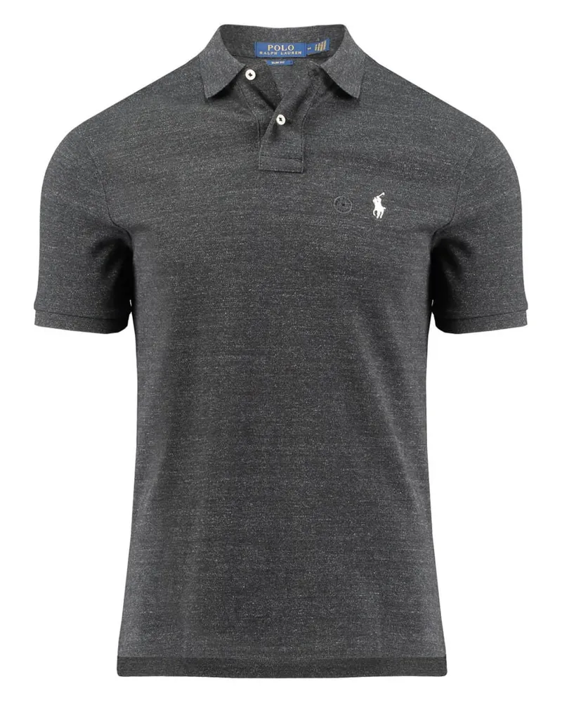 Ralph Lauren Herren Poloshirt Slim Fit Schwarz