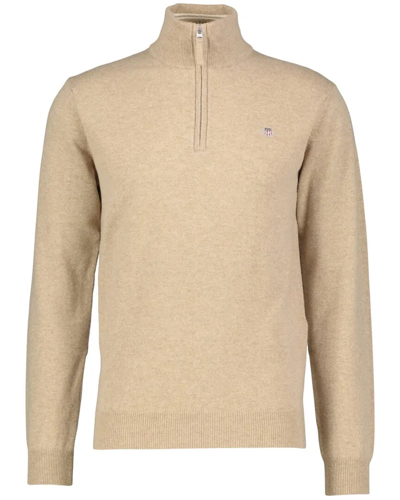 Gant Herren Troyer aus Lammwolle Camel