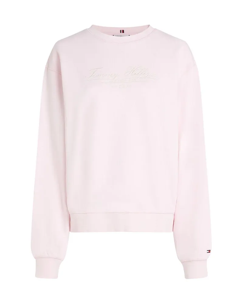 Tommy Hilfiger Damen Sweatshirt Regular Fit Rose