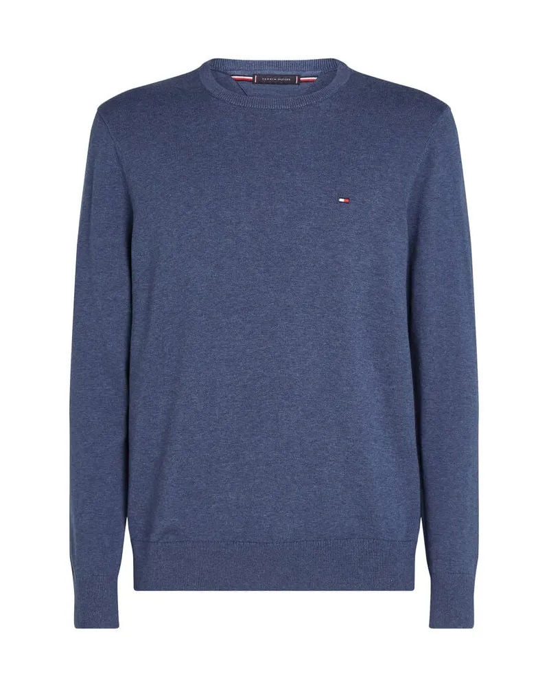 Tommy Hilfiger Herren Strickpullover ESSENTIAL COTTON CREW NECK Riviera