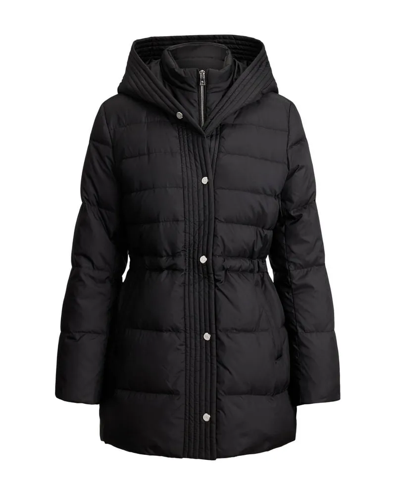 Ralph Lauren Damen Steppjacke mit Kapuze Schwarz