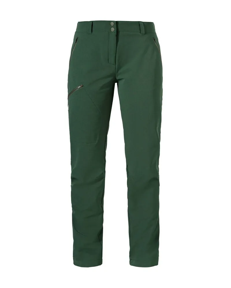 Schöffel Damen Hose lang Pants Ascona Warm L Dunkelgrün