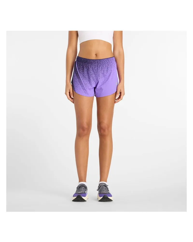 New Balance Damen Shorts Lila