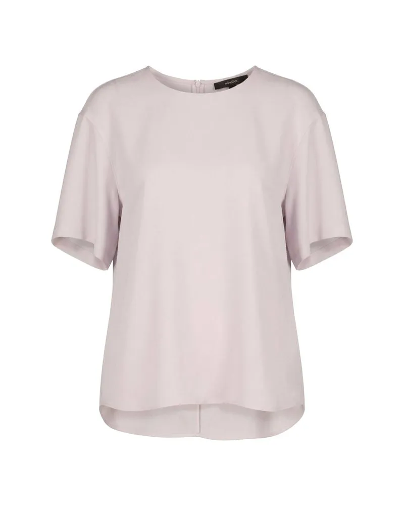 windsor. Damen Bluse Kurzarm Beige