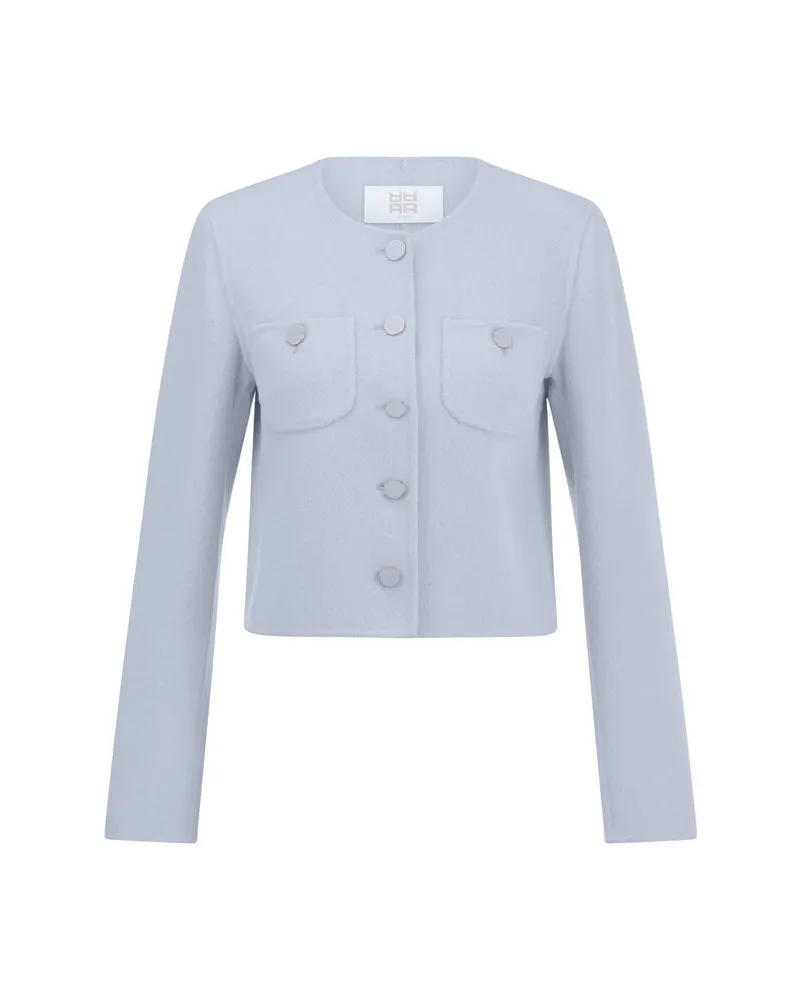 Riani Damen Jacke aus Wollmix Blau