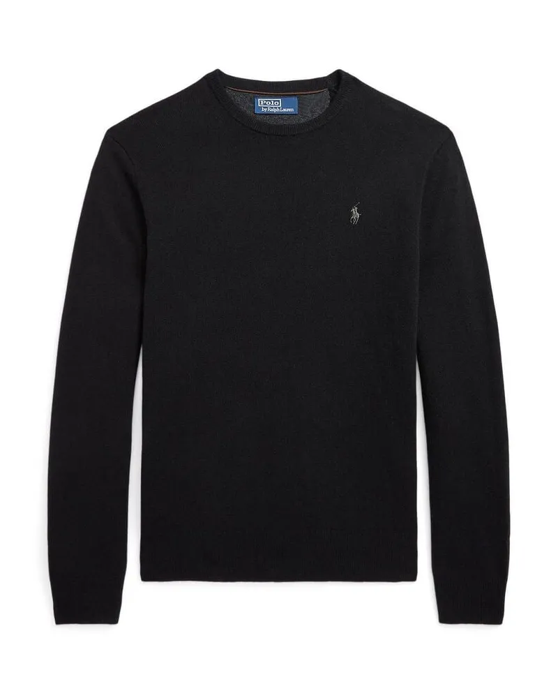 Ralph Lauren Herren Strickpullover aus Wolle Schwarz
