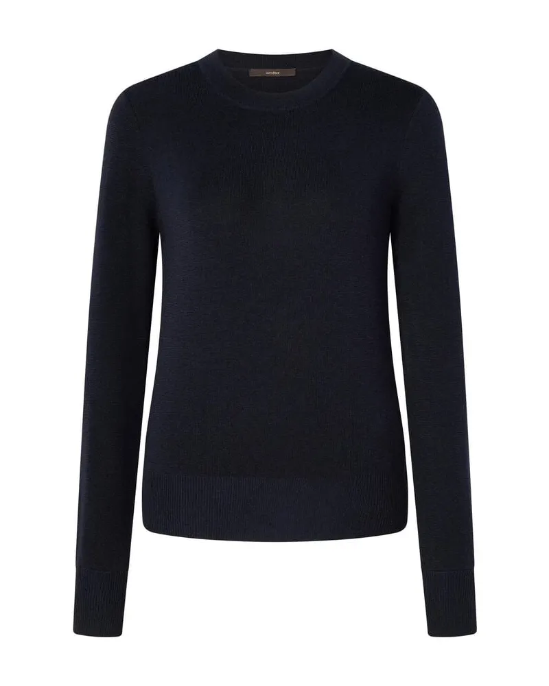 windsor. Damen Pullover aus Wolle und Seide Marine