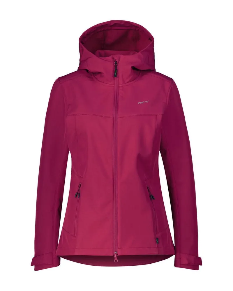 me°ru' Damen Softshelljacke TOULOUSE Darkfuchsia