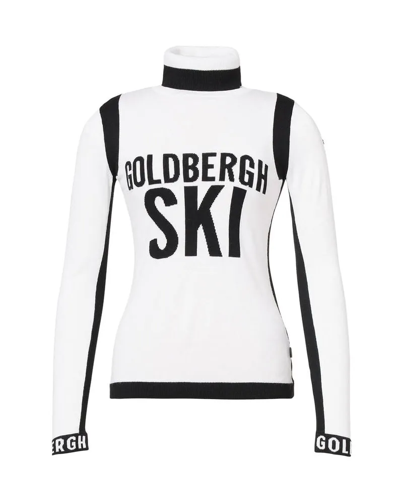 GOLDBERGH Damen Skipullover mit Wolle NOEMI SWEATER Weiß