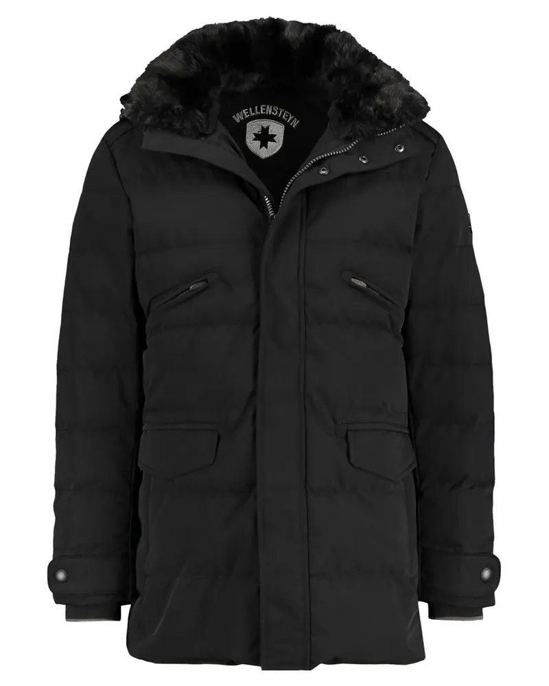 Wellensteyn Herren Parka "Vale-870 Schwarz