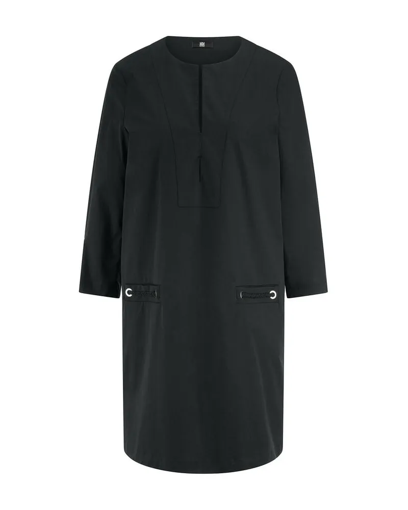 Riani Damen Kleid aus Baumwollstretch Schwarz