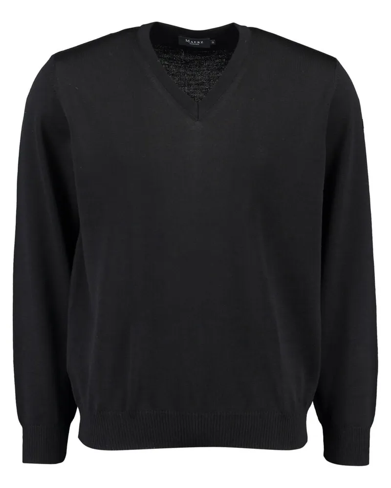 Maerz Herren Pullover Schwarz