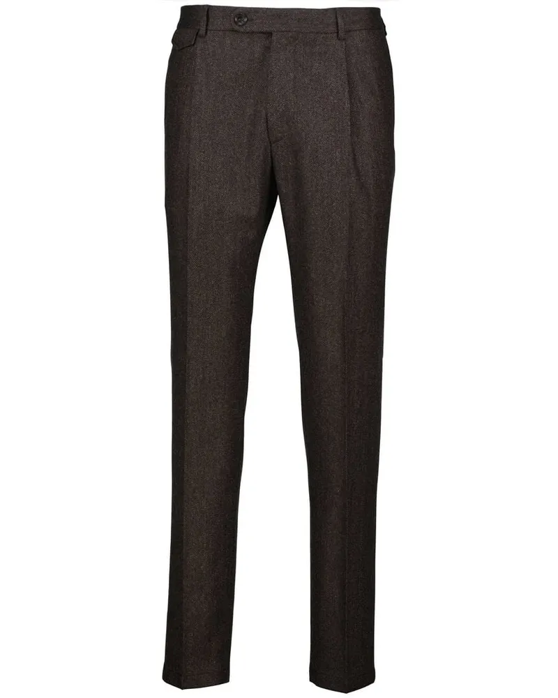 windsor. Damen Hose mit Wolle 13 SILVI Braun