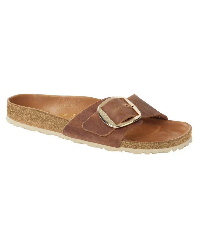 Birkenstock Damen Sandalen "Madrid Big Buckle Cognac