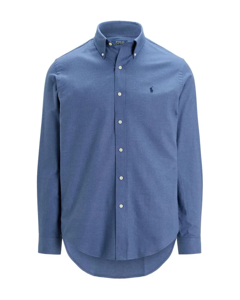 Ralph Lauren Herren Freizeithemd Custom Fit Blau