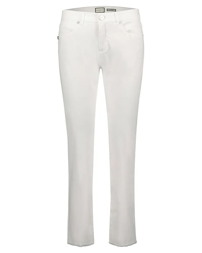 SEDUCTIVE  Damen Jeans "Claire Cropped" verkürzt Weiss