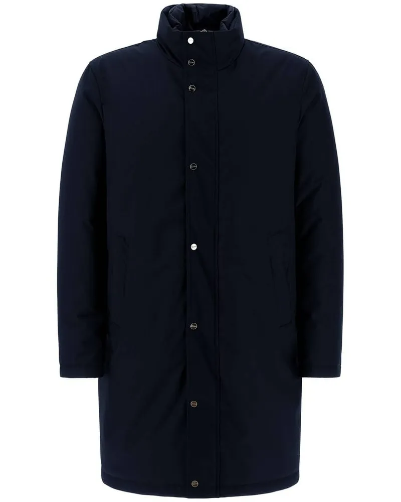 Herno Herren Wintermantel mit Dauneneinsatz Marine