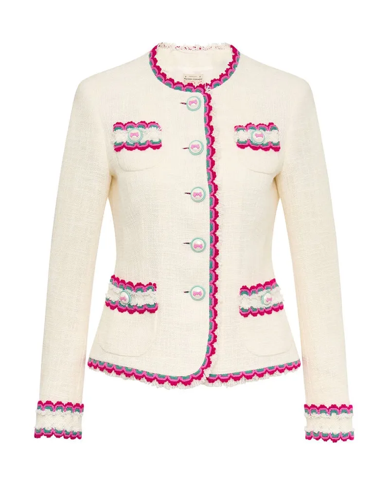 Maison Common Damen Blazer Weiss