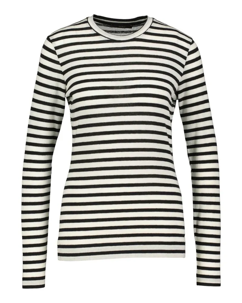 windsor. Damen Strickpullover aus Lyocell-Woll-Mix Slim Fit Bleu