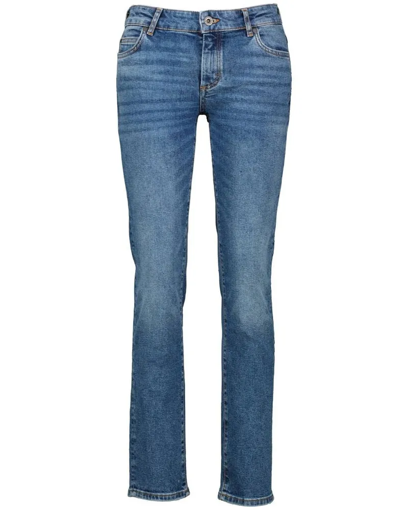 Marc O'Polo Damen Jeans Regular Fit Straight Leg Blue