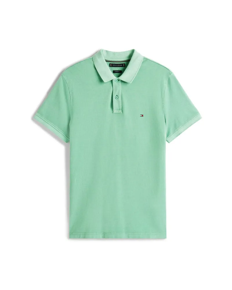 Tommy Hilfiger Herren Poloshirt GARMENT DYE Regular Fit Mint