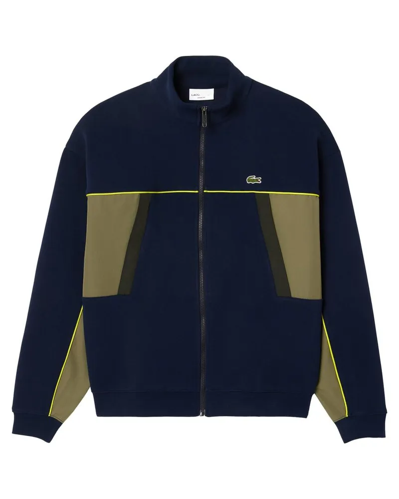 Lacoste Herren Sweatjacke Loose Fit Blau