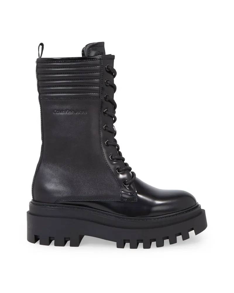 Calvin Klein Damen Stiefelletten Schwarz