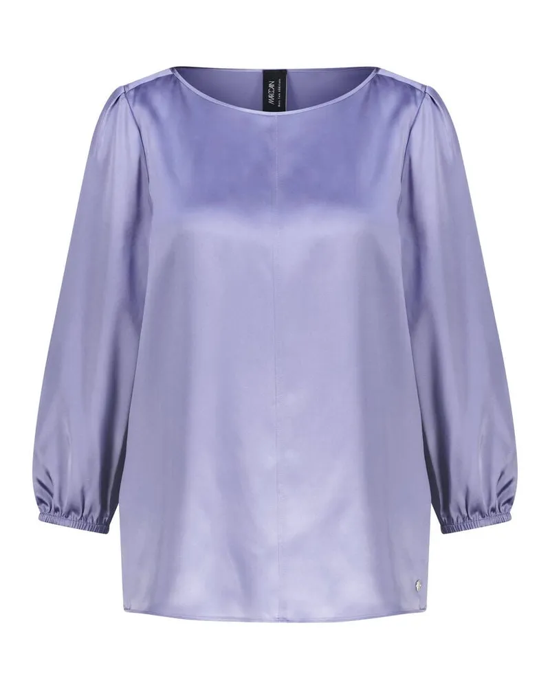 Marc Cain Damen Bluse aus Seide Viola