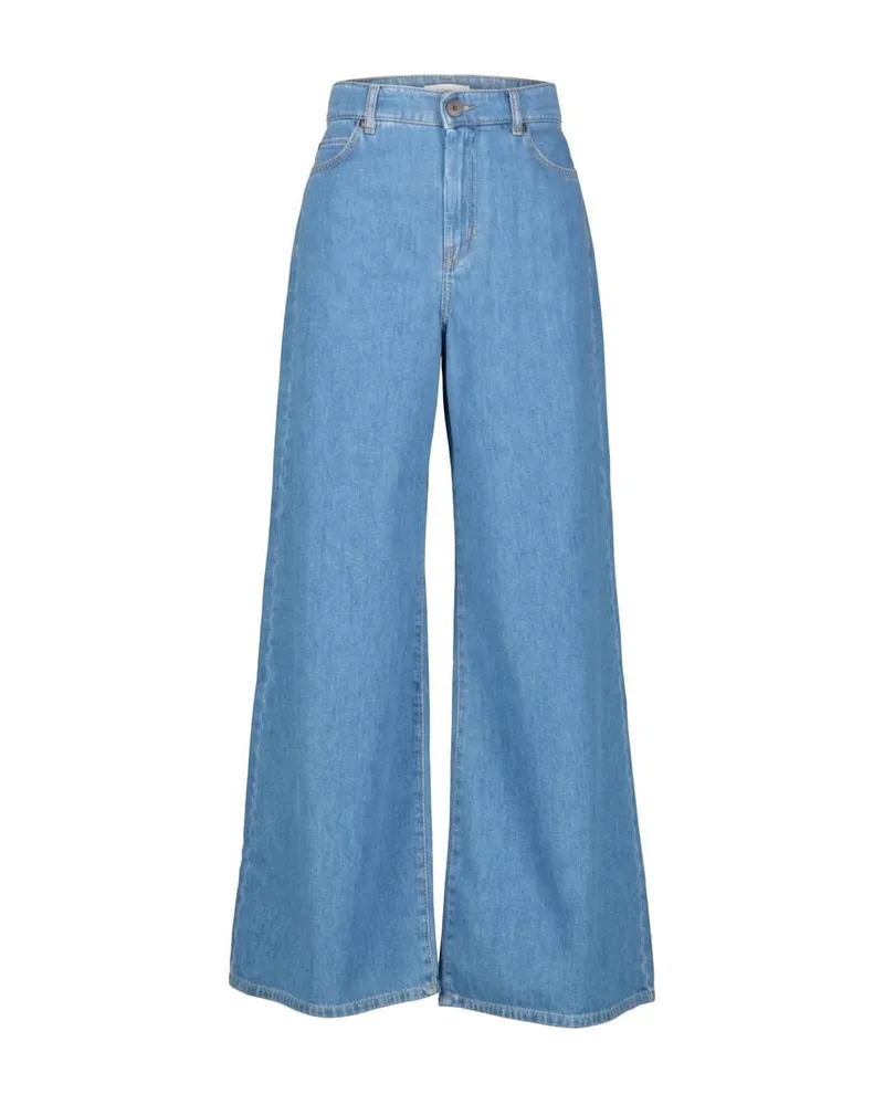 Max Mara Damen Jeans VEGA Wide Leg Blue