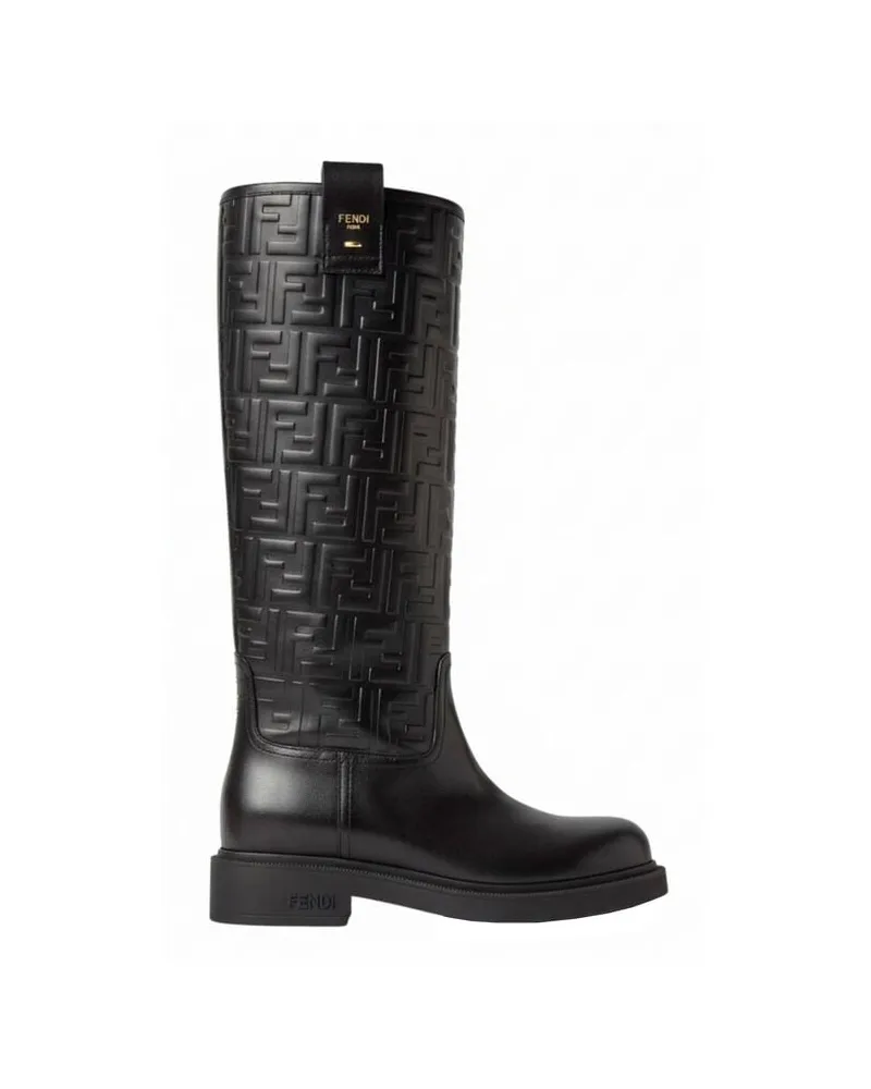 Fendi Damen Stiefel F.FILO VITELLO Schwarz
