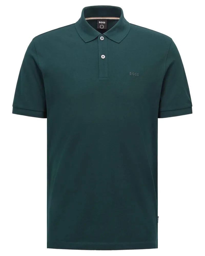 HUGO BOSS Herren Poloshirt PALLAS Kurzarm Grün