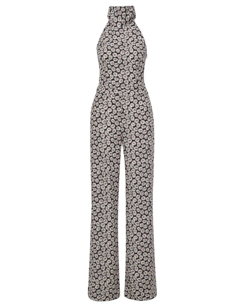 HUGO BOSS Damen Jumpsuit im Neckholder-Stil KETANIA-1 Regular Fit Schwarz