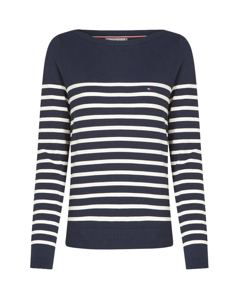 Tommy Hilfiger Damen Strickpullover Blau
