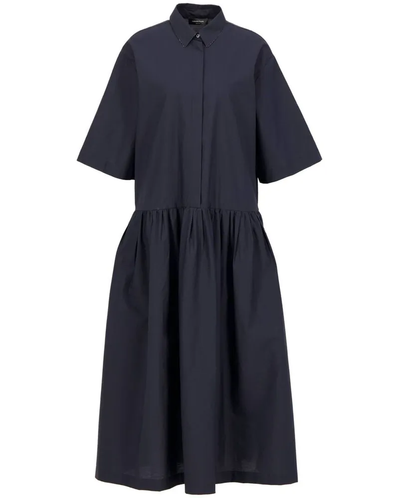 Fabiana Filippi Damen Hemdblusenkleid Marine