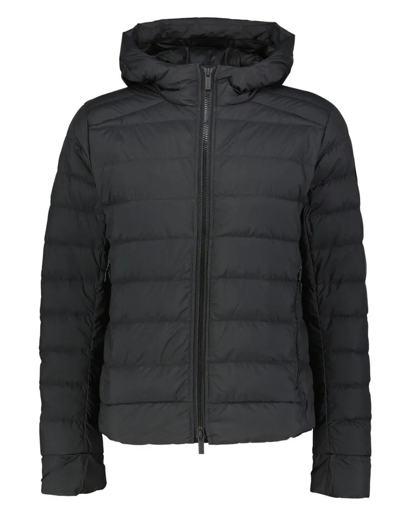Canada Goose Herren Daunenjacke mit Kapuze CROFTON HOODY ENDURALUXE Schwarz