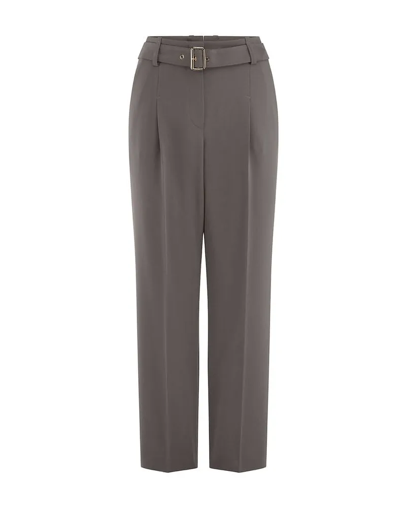 Riani Damen Bundfaltenhose Braun