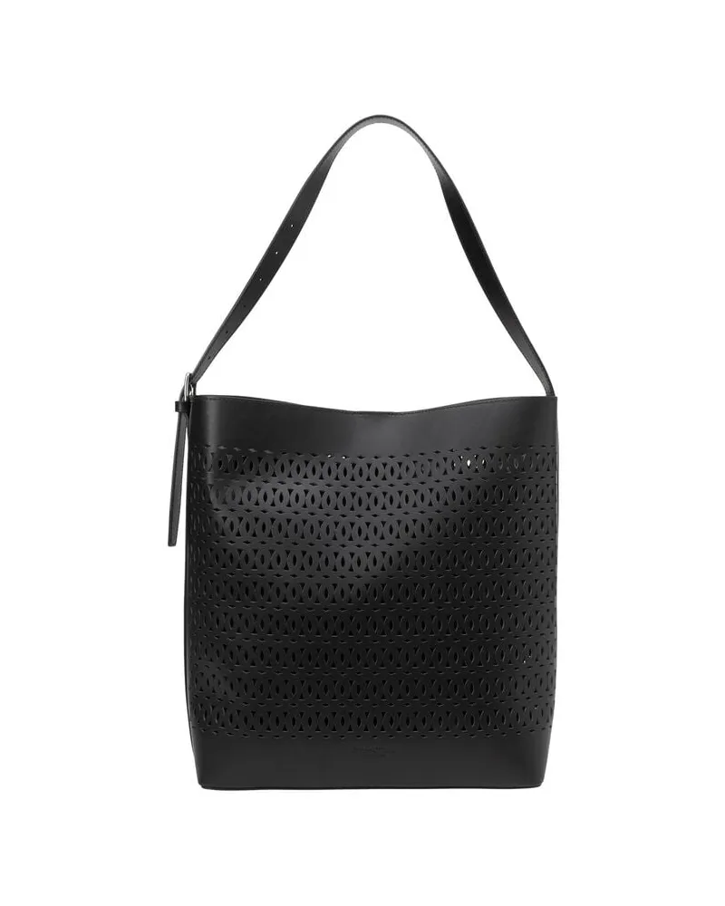 Marc O'Polo Damen Schultertasche HOBO BAG M Schwarz