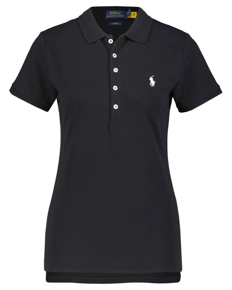 Ralph Lauren Damen Poloshirt Slim Fit Schwarz