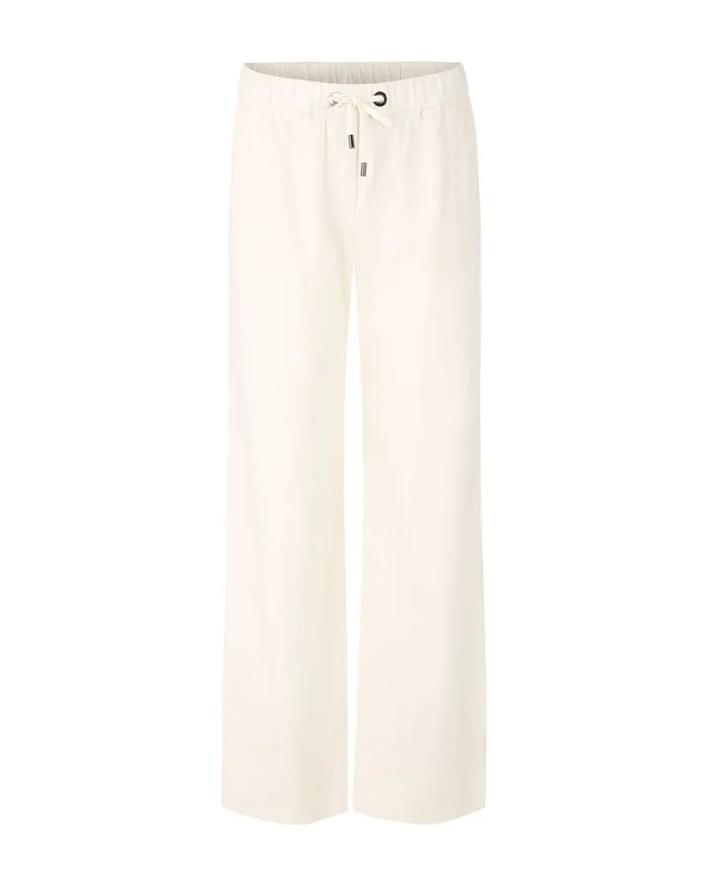 Marc Cain Damen Cordhose WASHINGTON Wide Fit Offwhite