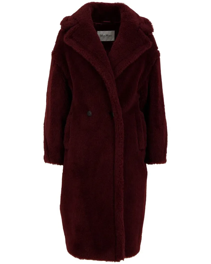 Max Mara Damen Mantel mit Alpaka TEDGIRL Oversized Fit Bordeaux