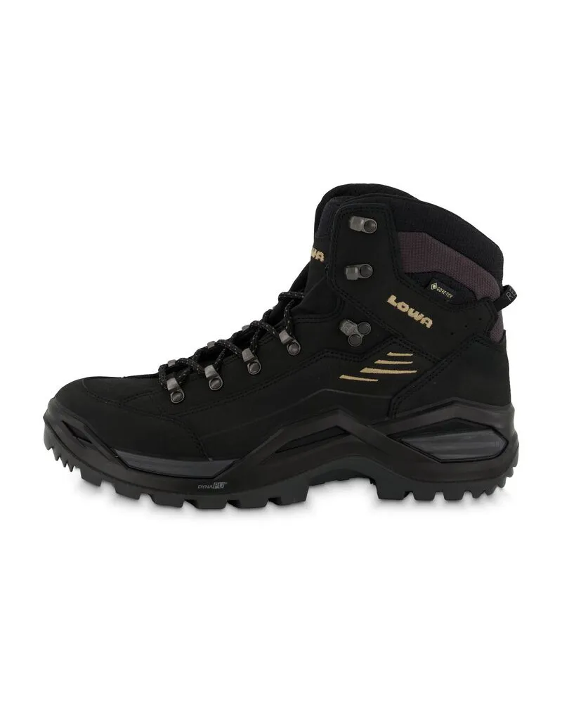 Lowa Herren Trekkingschuhe RENEGADE EVO GTX MID Schwarz