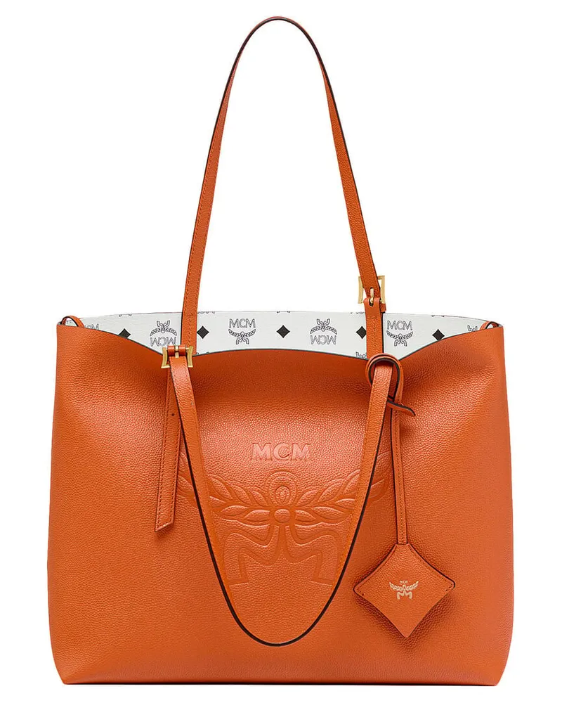 MCM Damen Shopper Cognac