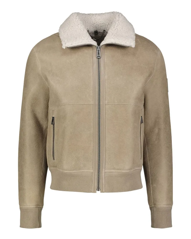 Belstaff Herren Lederjacke TRACE Grau