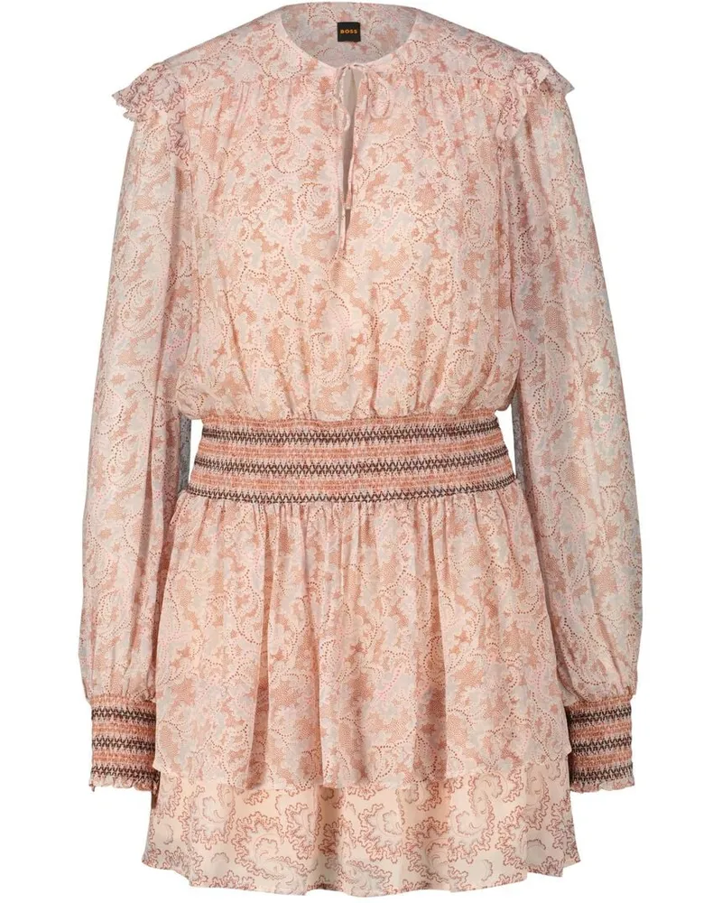 HUGO BOSS Damen Kleid C_DARMIA Grün