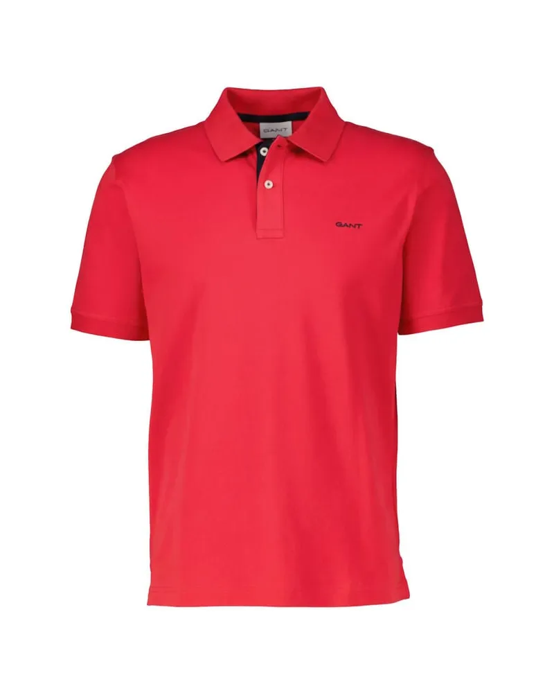 Gant Herren Poloshirt Rot